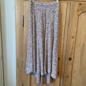 Slight high/low skirt